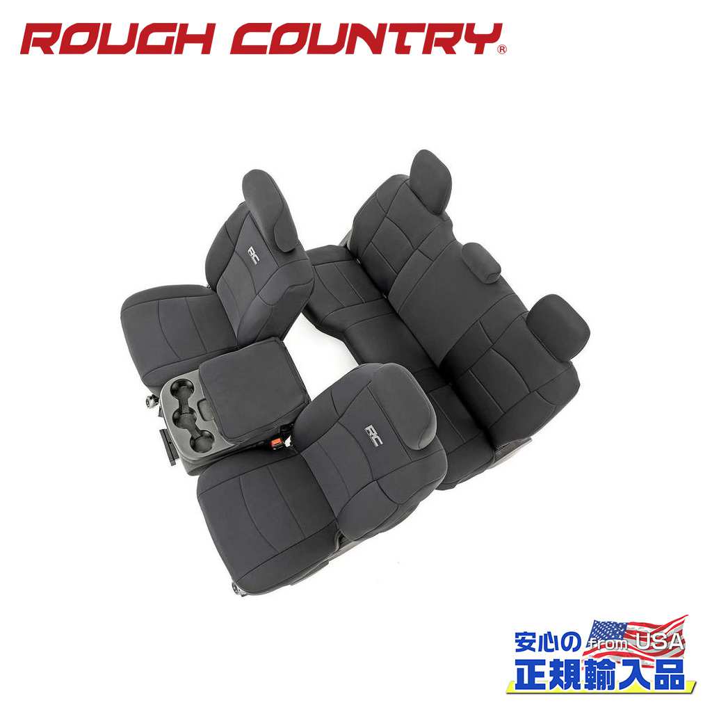 【ROUGH COUNTRY(ラフカントリー)正規代理店】シートカバー リア フルシートモデル・一台分Dodge RAM ダッジラム 2500 2WD/4WD2019年~現行|DOLONCO(ドロンコ)
