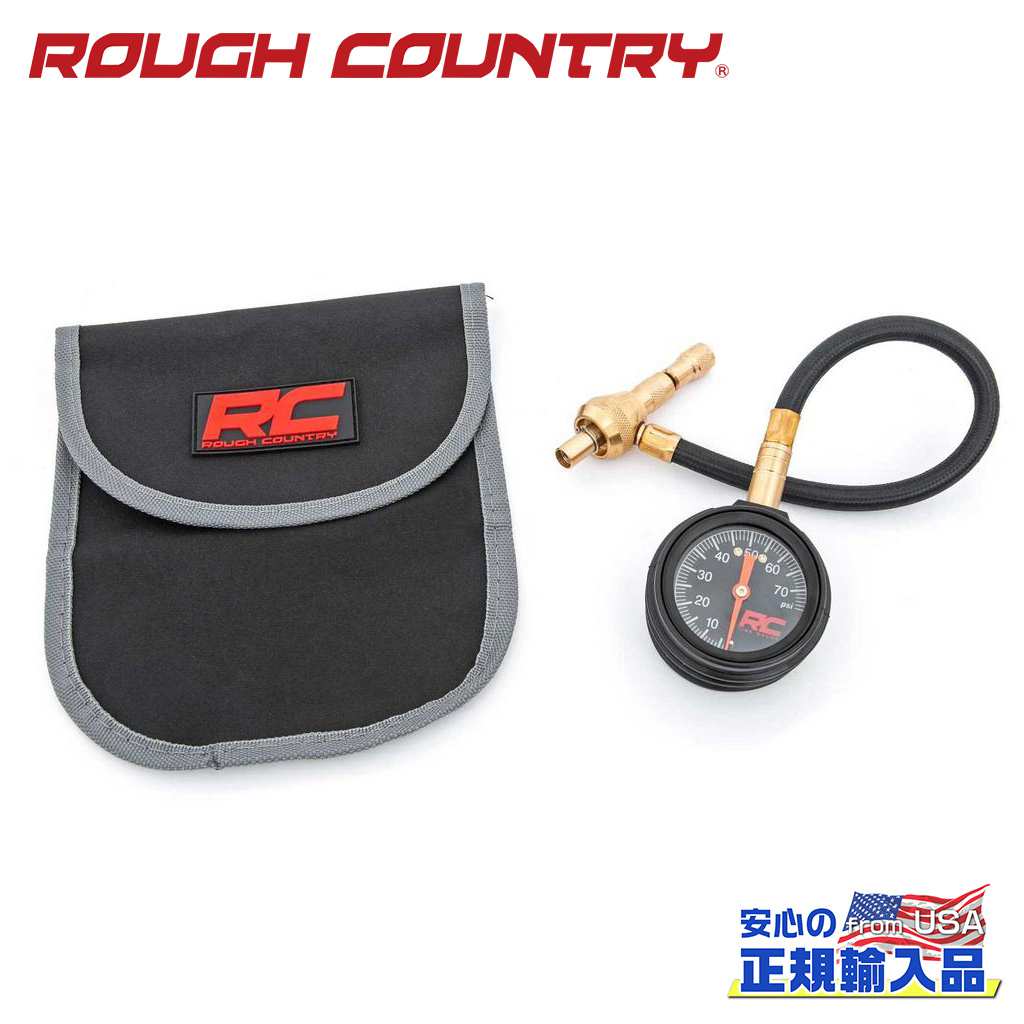 【ROUGH COUNTRY(ラフカントリー)正規代理店】 ラピッドタイヤデフレーター/空気抜き キャリングケース付き 汎用