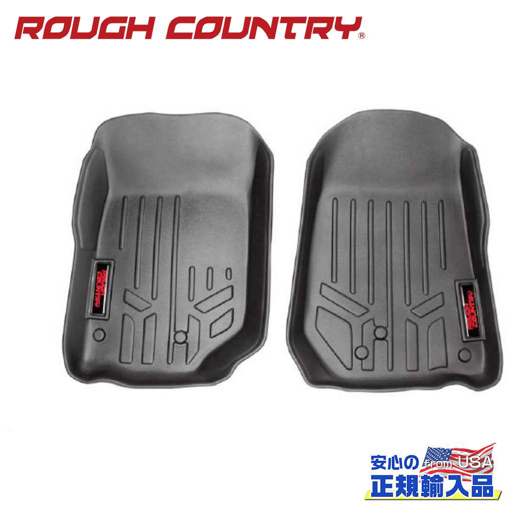 【ROUGH COUNTRY(ラフカントリー)正規輸入総代理店】フロアマット フロント用Jeep Wrangler ジープ TJ1997年～2006年｜DOLONCO（ドロンコ）