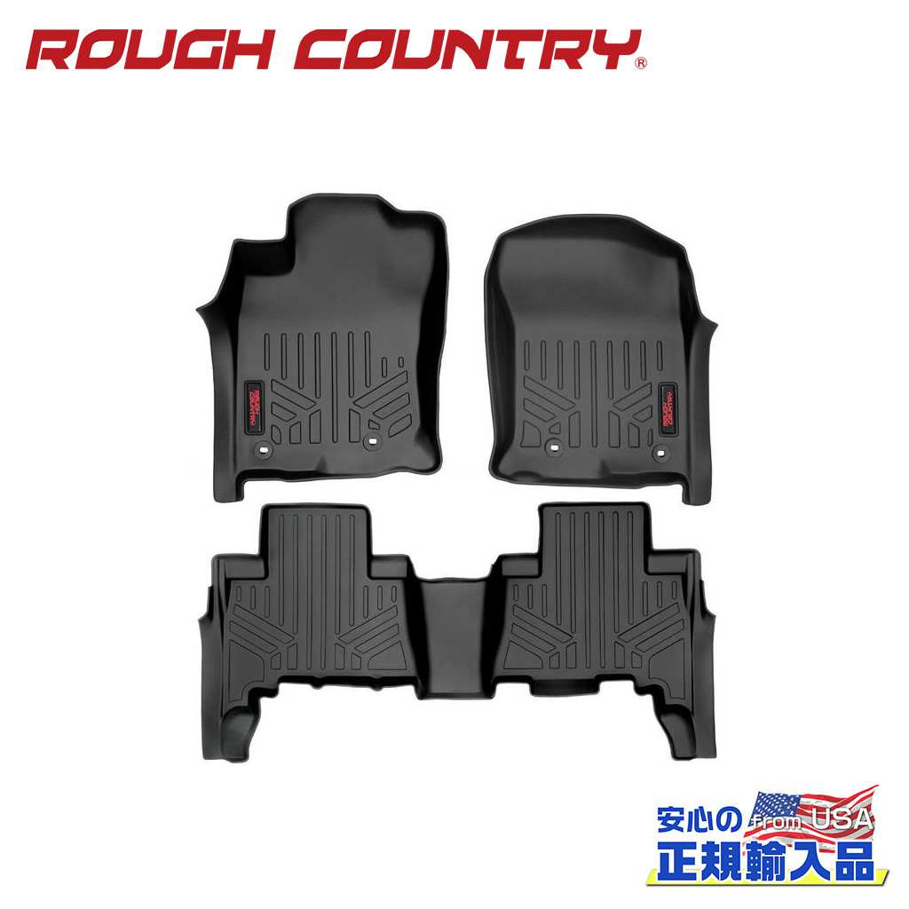 【ROUGH COUNTRY(ラフカントリー)正規代理店】 フロアマット TOYOTA トヨタ 4ランナー/ハイラックスサーフ 2WD/4WD 2013年～現行