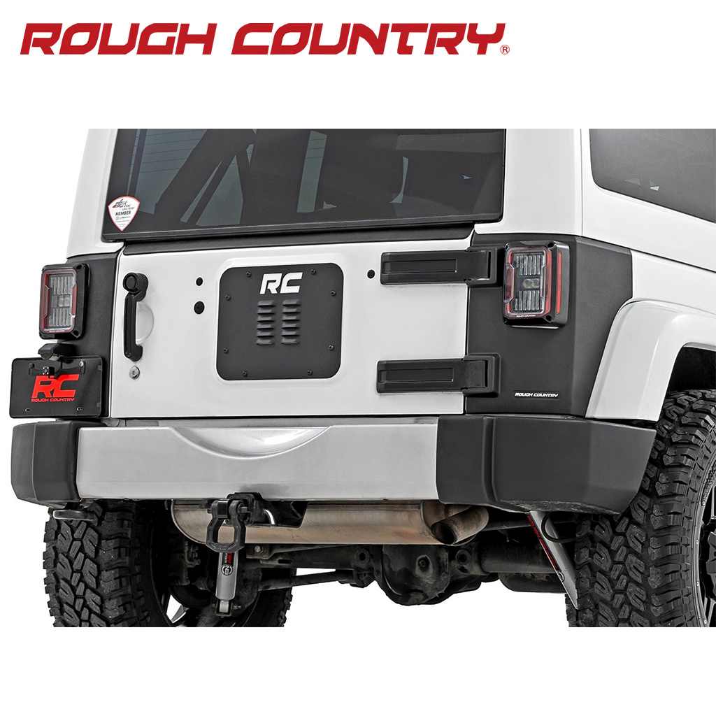 【ROUGH COUNTRY 正規品】 リアコーナーガード 左右セット Jeep Wrangler ジープ ラングラー JK 2007年～2018年