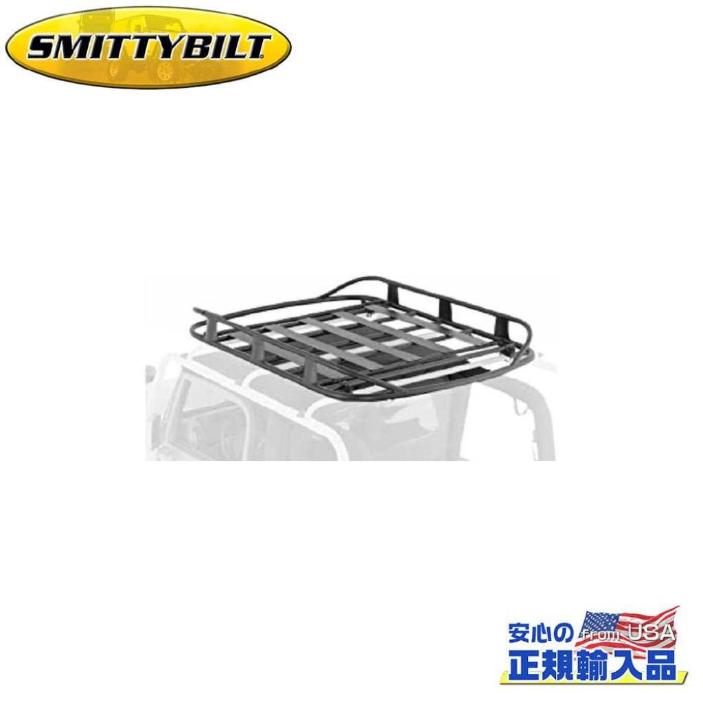 【Smittybilt (スミッティビルト) 正規代理店】ジープ JK ラングラー SRC ルーフラック スチール ブラックテクスチャーJEEP JK Wrangler 4ドア用 2007年～2018年 外装パーツ カスタム パーツ カーパーツ｜DOLONCO（ドロンコ）