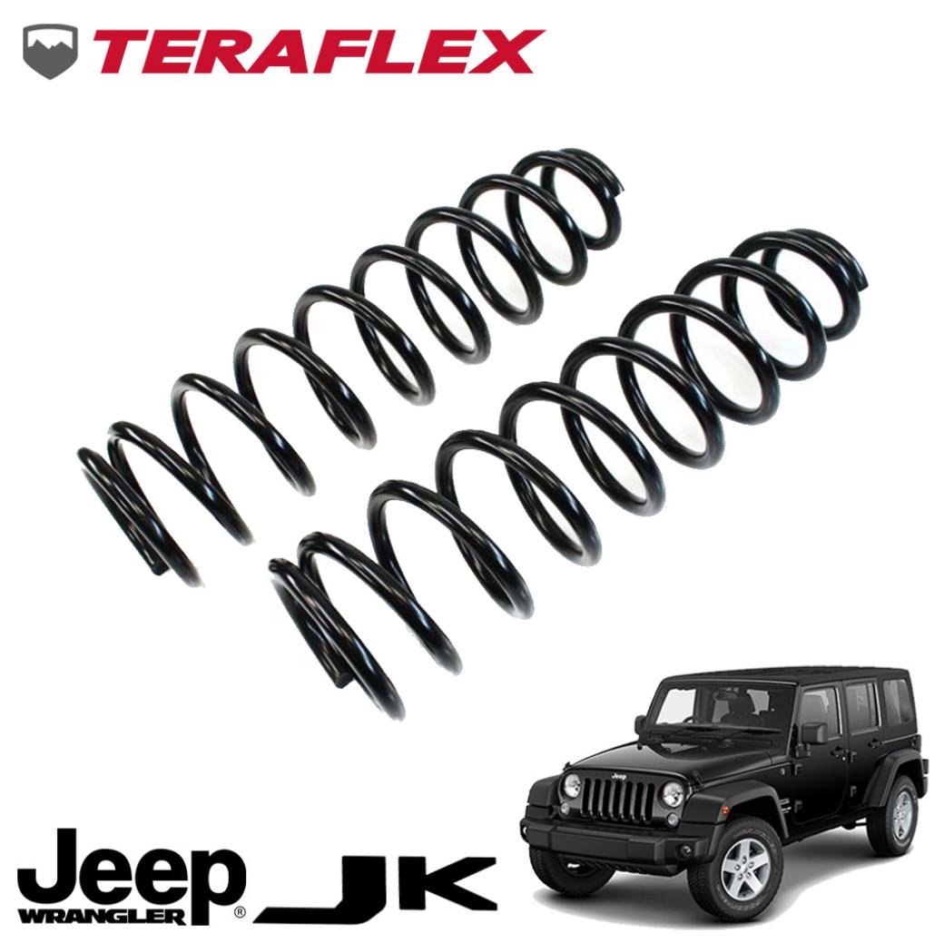 【TERAFLEX 正規品】 フロント リフトコイルスプリングキット 1.5～2.5インチ(約 3.81～6.35cm)・2本 JEEP JKラングラー 全車 2007年3月(平成19年)～2017年7月(平成29年) 36,335円