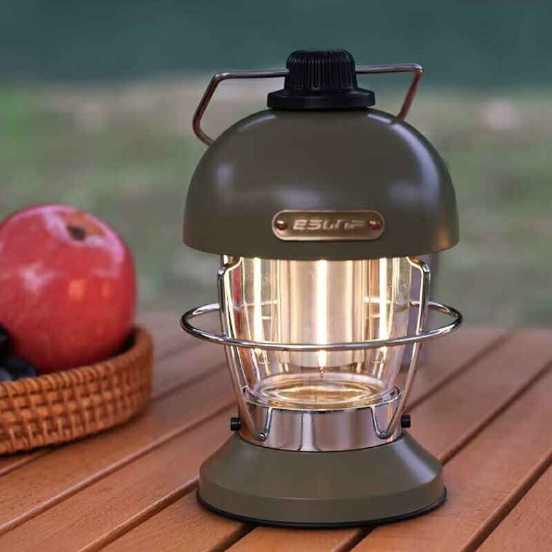 【楽天市場】★ヴィンテージテーブルランタン★充電式ランタン★アウトドアランタン★白色＆暖色＆ミックスモード★IPX4防水★無段階調光★カラビナ