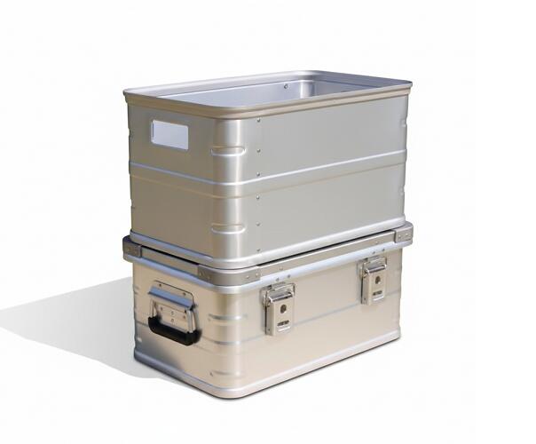 GENERIC OUTDOOR スタッキングアルミボックスwith49 ガレージ収納箱 アルミバスケットボックス キャンプギア収納箱 トランクボックス aluminum box アウトドアコンテナボックス スタッキングボックス アウトドアギアボックス 車内収納 道具箱 工具箱 送料無料
