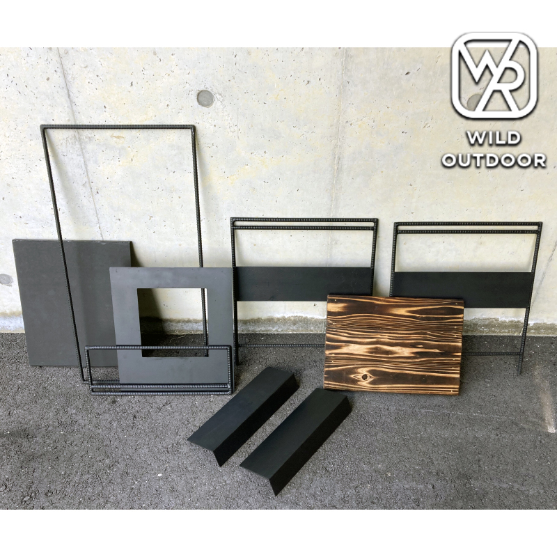☆WILD OUTDOOR☆ワイルドアウトドア☆タフまるJr アイアンテーブル ...