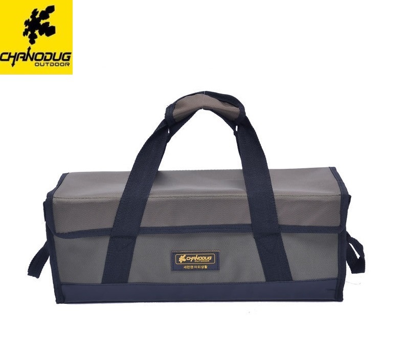 【楽天市場】★CHANODUG OUTDOOR★ギアコンテナバッグ★Mサイズ★フィールドボックス★ハンマー・ペグ・ロープ収納★：ドミノサーフ