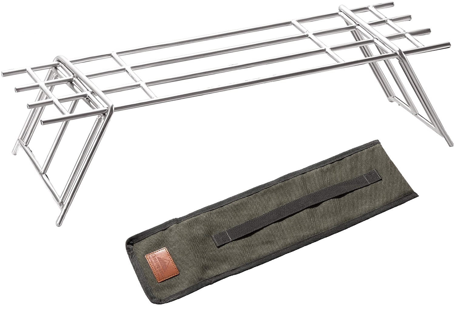 楽天市場 Camping Moon キャンピングムーン 焚き火ゴトク 焚き火グリル ステンレス アイアンスタンド バーナースタンド マルチスタンド ケース付 Mtg Tsa ドミノサーフアンドキャンプ