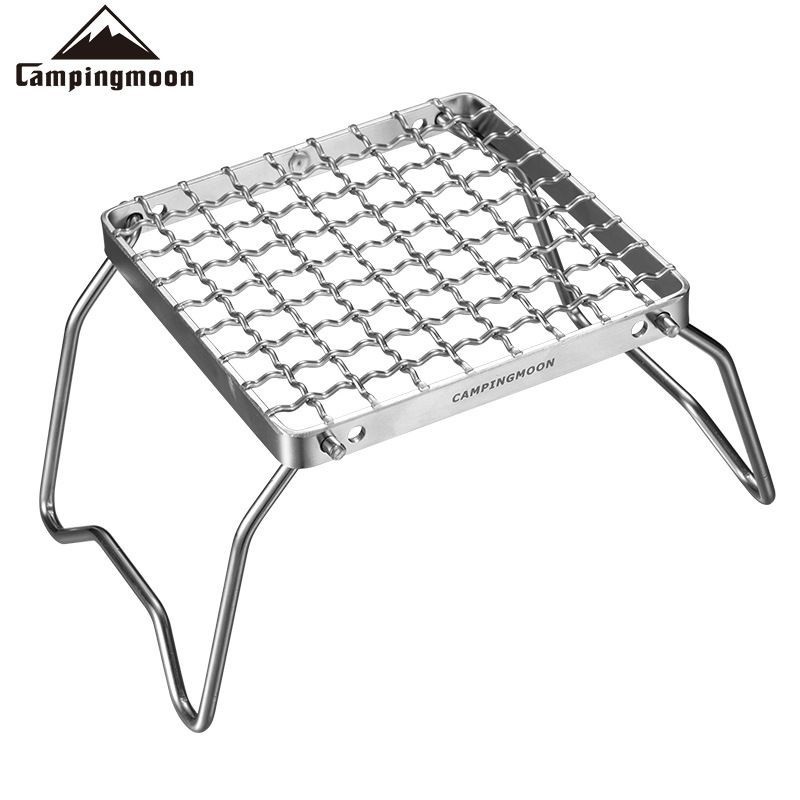 楽天市場 Camping Moon キャンピングムーン ミニグリルスタンド ミニマルチスタンド ミニ五徳 ミニバーナースタンド ステンレス製 ケース付 Ms1011 送料無料 ドミノサーフアンドキャンプ
