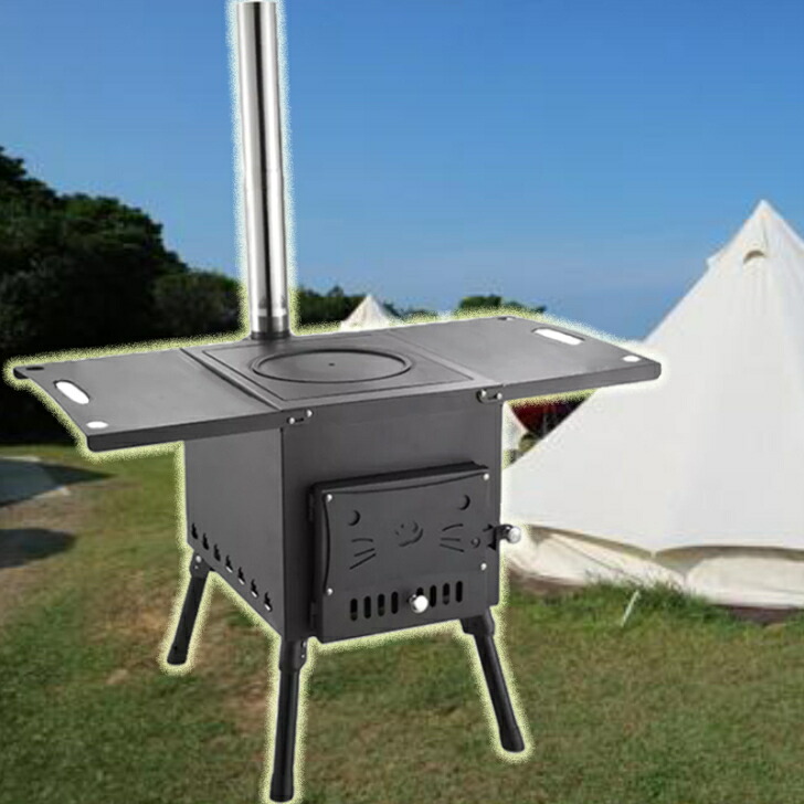 楽天市場】☆アウトドア薪ストーブ☆ねこ型ストーブ Lサイズ