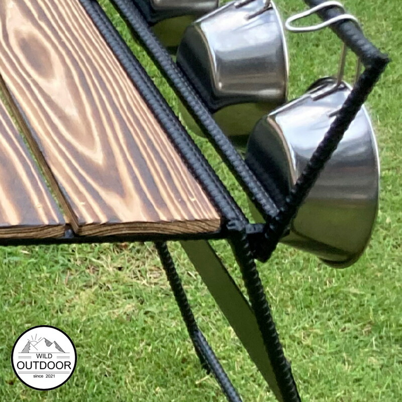 ☆WILD OUTDOOR☆ワイルドアウトドア☆タフまるアイアンテーブル ...