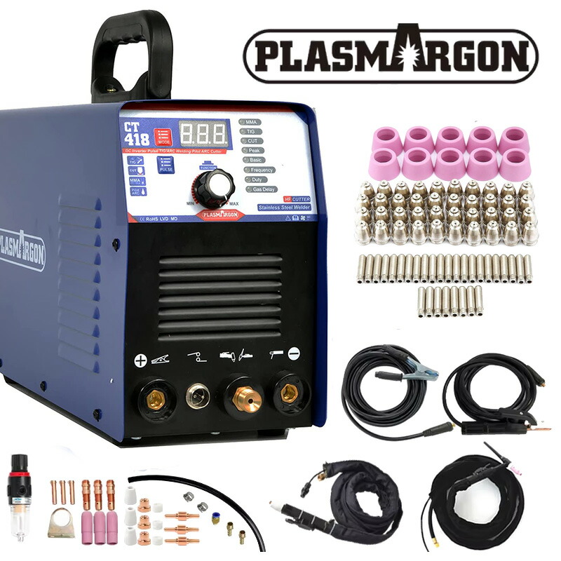 楽天市場】CT418 アーク溶接機/ TIG溶接機/プラズマ切断機 1台3役
