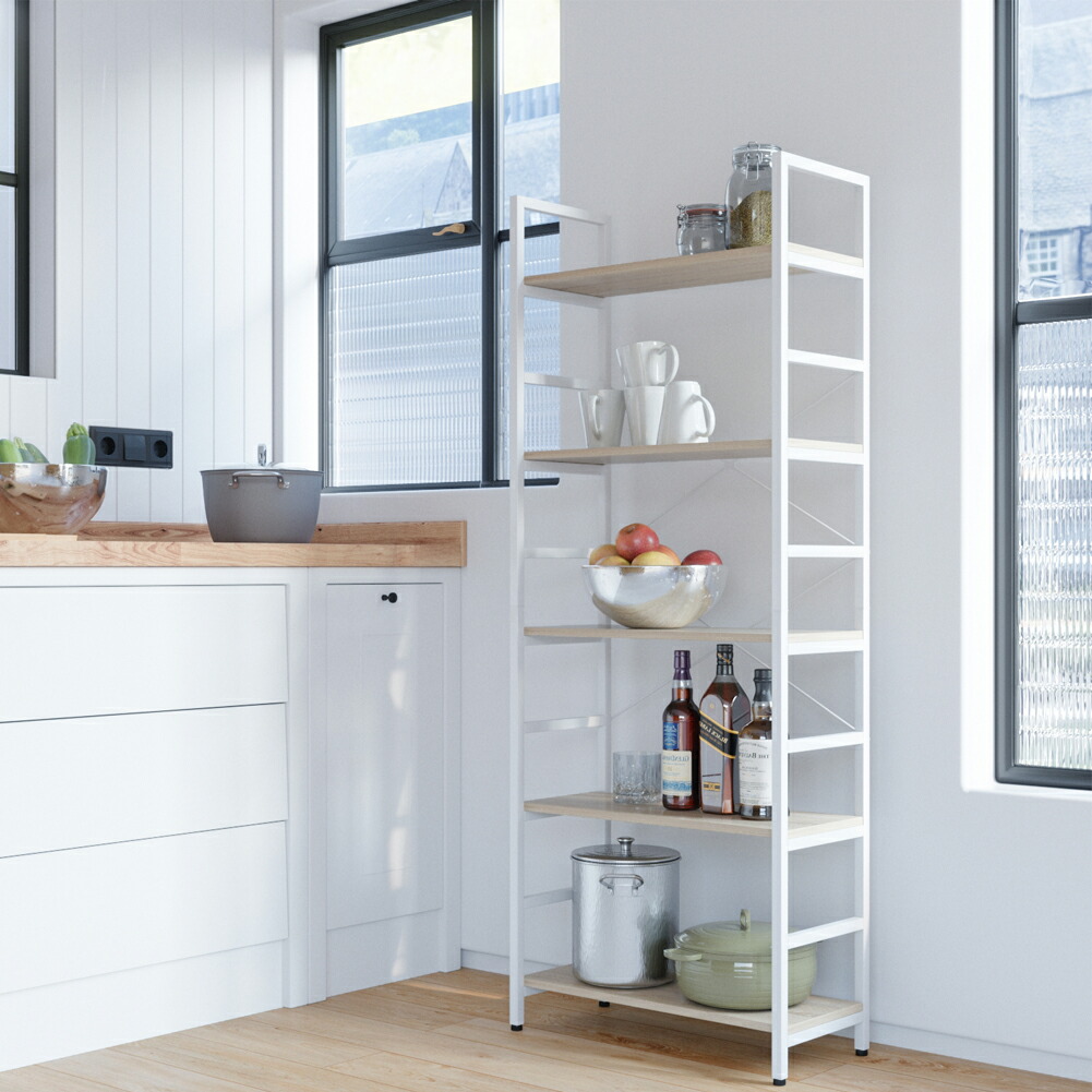 打ち開くシェルフ 倖 横幅60cm 5ステップ スティールシェルフ オープンラック ハイカラ 収納棚 自由ラック 多ターゲットラック ブックケース 出品ラック 収納 棚 木製 肌理 隔て リビング収納 戸棚 日本国内差出し 二好い人 クォンティティさ粗々155cm Cannes Encheres Com