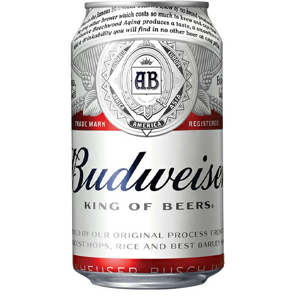 楽天市場】バドワイザー【500ml】 ｜ budweiser 缶ビール ビール AB