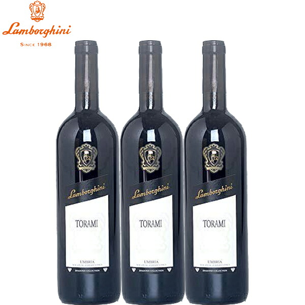 ランボルギーニ トラミ ウンブリア ロッソ 750ml&times;３本［イタリア ウンブリア 赤ワイン サンジョベーゼ カベルネ ］｜DON online shop 店