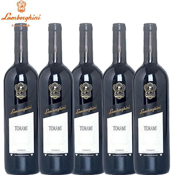 ランボルギーニ トラミ ウンブリア ロッソ 750ml&times;５本［イタリア ウンブリア 赤ワイン サンジョベーゼ カベルネ ］［送料無料］｜DON online shop 店