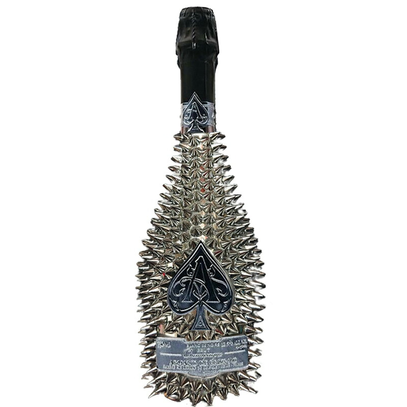 アルマン ド ブリニャック ブラン・ド・ノワール デコレーションボトル 750ml ×1本 ［フランス シャンパン ARMAND DE BRIGNAC Blanc de Noirs セレブ ギフト パーティー トゲマンド トゲトゲ ］［送料無料］