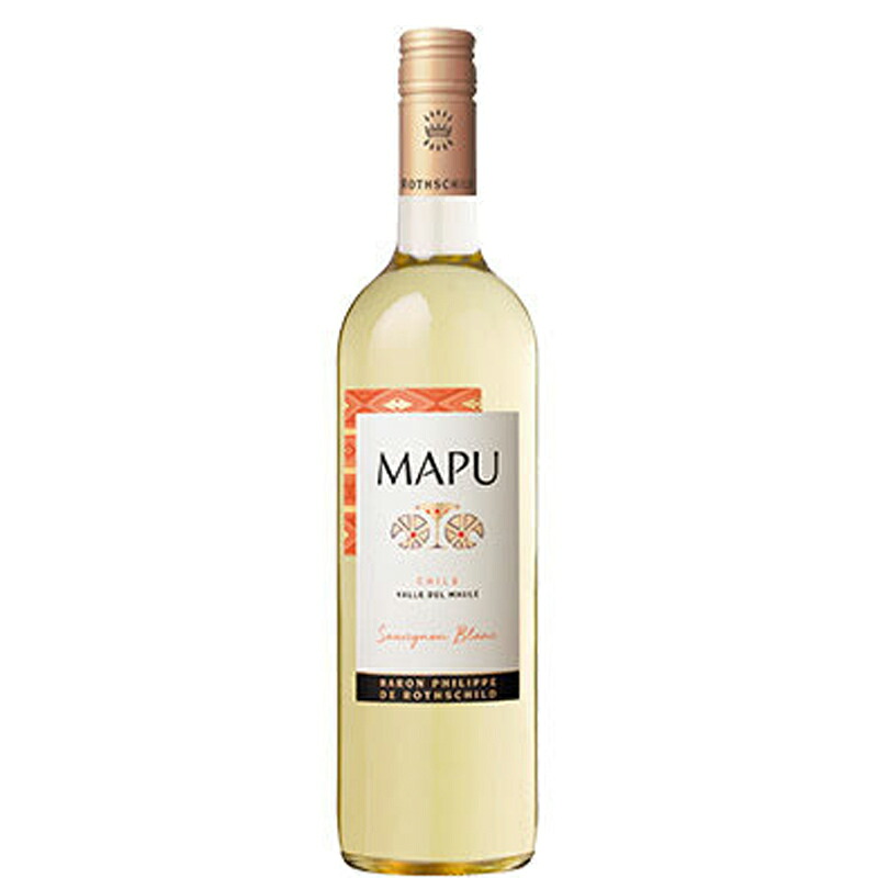 マプ ソーヴィニヨン・ブラン 750ml ×12本セット【チリ 白ワイン バロン・フィリップ・ド・ロスチャイルド・マイポ 業務用 ケース販売】［送料無料］