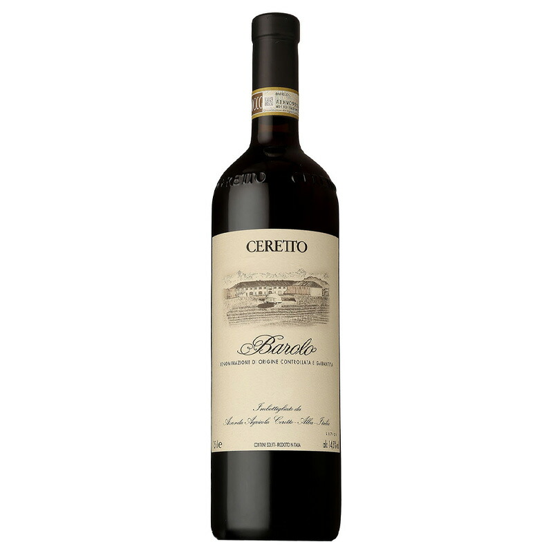 チェレット バローロ 赤ワイン フルボディ 繊細力強い味わい 750ml 1本 イタリア ピエモンテ 数量限定 ギフト イタリアワインの王様「バローロ」の名門チェレット社 力強さと繊細さが調和した芳醇な味わい ふくよかでエレガントな赤ワイン フルボディ