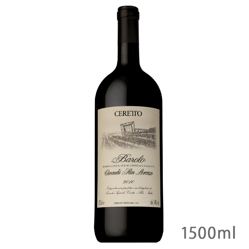 バローロ カンヌビ サンロレンツォ（キバコイリ） チェレット 1500ml&times;1本［イタリア ピエモンテ 赤ワイン マグナム ネッビオーロ フルボディ サスティナブル /F］【秋冬に楽しみたい10年以上熟成のワイン】｜DON online shop 店