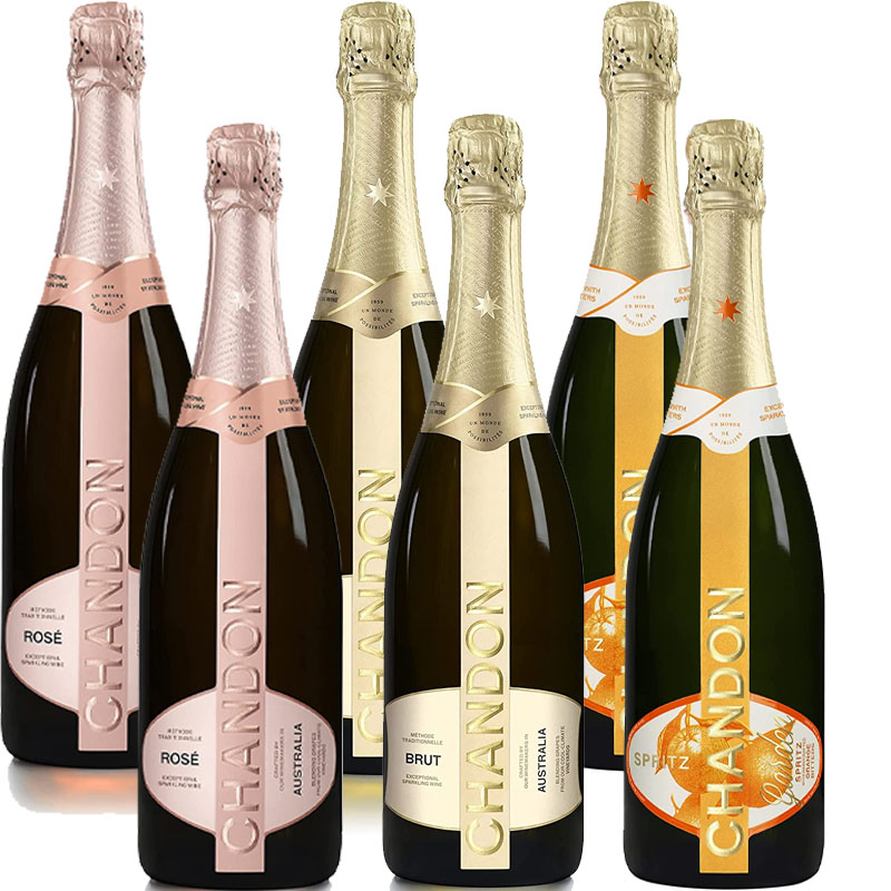CHANDON スパークリングワイン BRUT 750ml ６本 楽天市場】シャンドン 飲み比べ 750ml×6本セットモエ オーストラリア