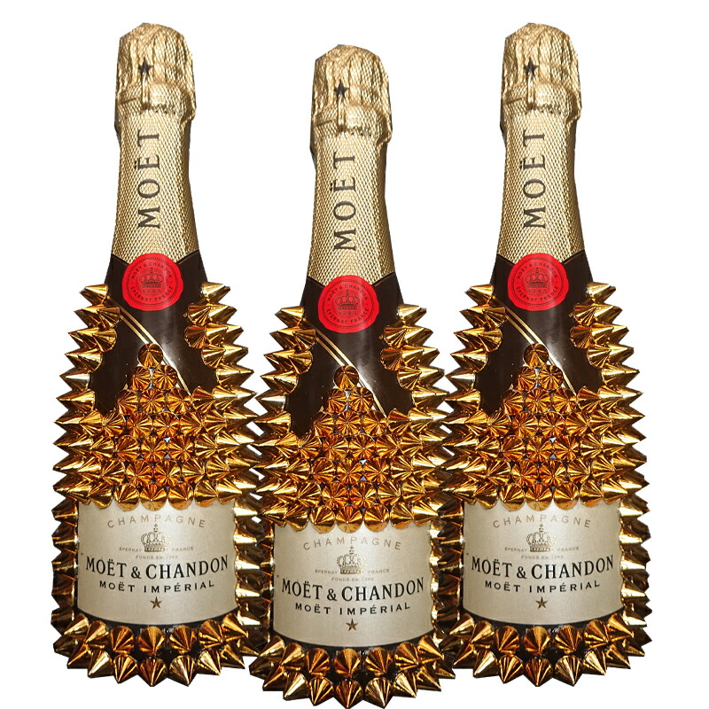楽天市場】シャンパン デコレーションボトル 375ml×3本セット