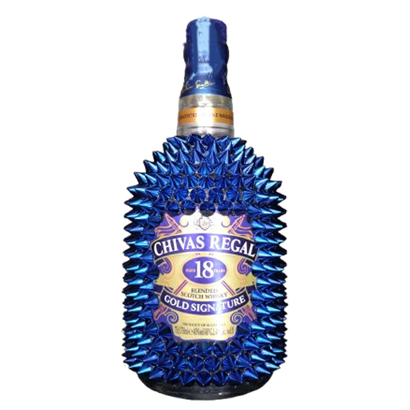 シーバス リーガル 18年 デコレーションボトル 700ml×１本 ［スコッチ ウィスキー ブレンデッド オリジナル ハードボトル セレブ パーティー ギフト プレゼント トゲトゲ ドリアン トゲシーバス トゲマンド トゲモエ トゲコーラ デコボトル 送料無料］