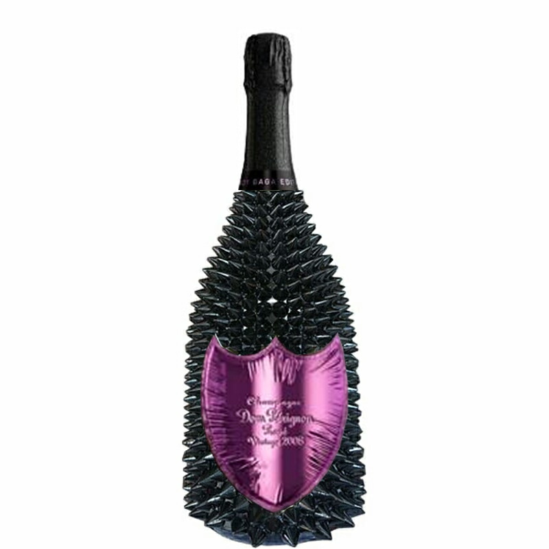 ドン ペリニヨン ブリュット ロゼ ミレジメ ヴィンテージ レディー・ガガ エディション デコレーションボトル 750ml×1本 ［フランス シャンパン DOM PERIGNON ドンペリ 限定ボトル ギフト プレゼント トゲトゲ トゲモエ］［送料無料］