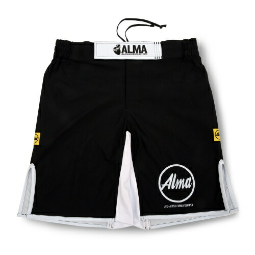 【マーシャルワールド】キングオブキングス ショーツ XL 黒（ALP1-XL-BK）ALMA 軽量 速乾 ストレッチパンツ 格闘技用ショーツ スポーツウェア