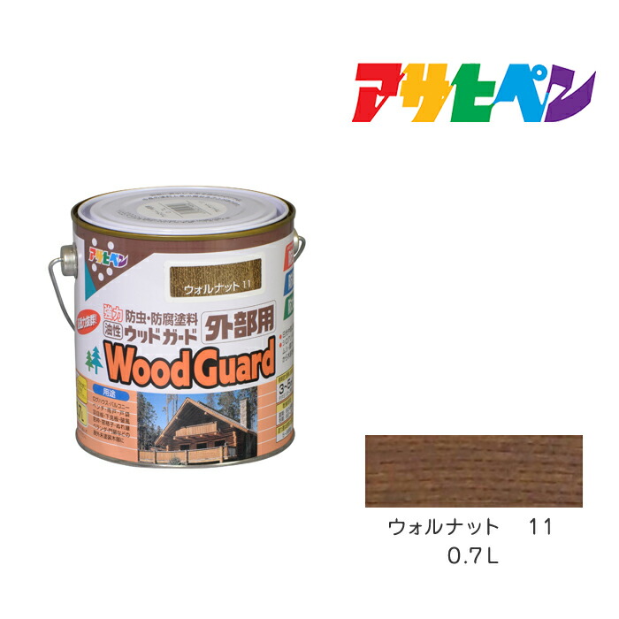 楽天市場】木部用塗料(ペンキ) 油性ウッドガード外部用 全7色