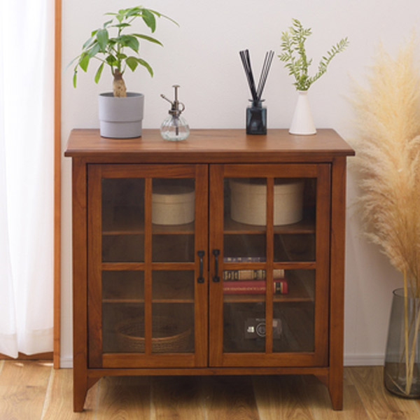 楽天市場】キャビネット 120 古木 おしゃれ 幅120cm 高さ110cm