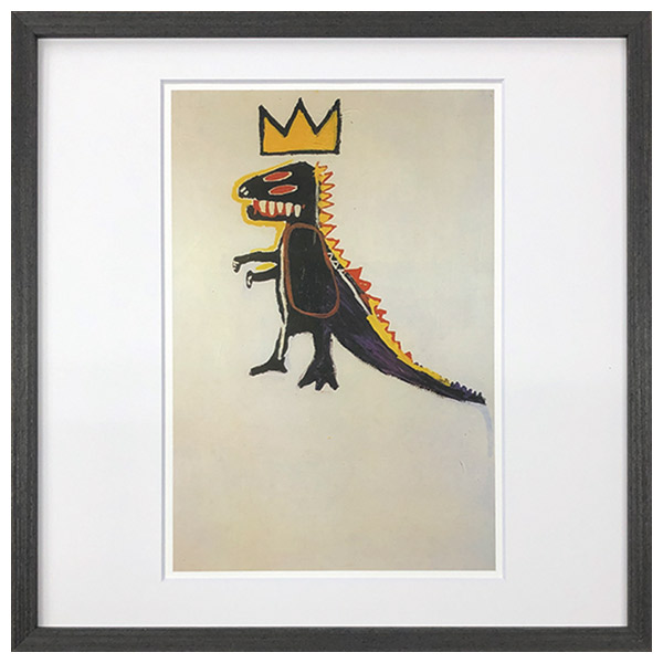 アートパネル ジャンｰミシェル・バスキア Jean-Michel Basquiat pez dispenser,1984 アメリカ アートフレーム アートポスター おしゃれ 絵画 額入り フレーム付き インテリア 天然木