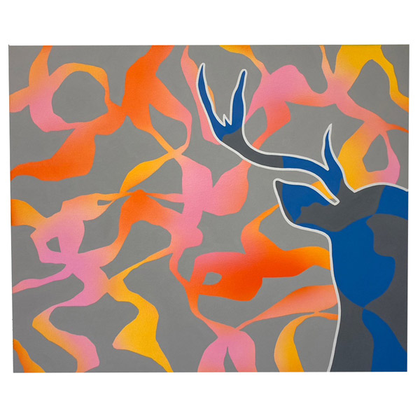 アートパネル silhouette キャンバス パネルアート アート インテリア 絵画 アクリル ポップ/キュート/スタイリッシュ/カラフル/北欧/韓国 おしゃれ お洒落 雑貨 ウォールデコレーション プレゼント 贈り物 455×380mm