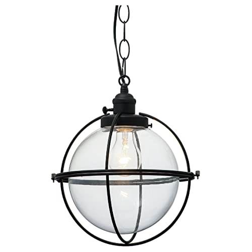 吊り下げ照明 天井照明 Led電球 お返し アルミ おしゃれ インテリア 寝具 収納 レトロ 黒 プレゼント 150円クーポン Interform インターフォルム ペンダントライト アオ Led電球付 ブラック クリアガラス Lt 2628cl インターフォルム 母の日 プレゼント 入園祝い