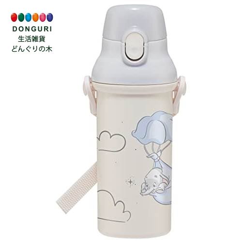 【200円クーポン】 SKATER スケーター 水筒 ディズニー ダンボ 480ml 子供用 抗菌 プラスチック製 日本製 PSB5SANAG-A ＜スケーター プレゼント 入園特集 入学特集 入園準備 入学準備 保育園 幼稚園 小学校 子供 女の子 小学生 かわいい おしゃれ お返し＞画像