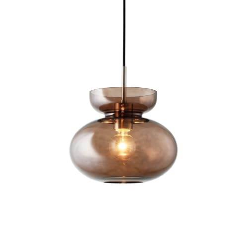 【200円クーポン】 INTERFORM インターフォルム ペンダントライト LT-4473BN モノネン ブラウン LED電球付 ＜インターフォルム プレゼント インテリア かわいい シンプル ナチュラル おしゃれ 照明 天井照明 吊り下げ照明 LED電球付 E26口金 フィラメント型LED電球 お返し＞