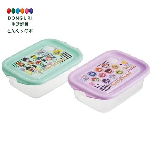 【200円クーポン】 SKATER スケーター シール容器 保存容器 おかず容器 500ml 抗菌 日本製 2P カラフルピーチ 25 FCN2WAG ＜スケーター プレゼント 小学校 子供 女の子 小学生 かわいい おしゃれ お返し＞画像