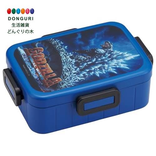 【200円クーポン】 SKATER スケーター 4点ロック 弁当箱 650ml 抗菌加工 ランチボックス 日本製 ゴジラ 2004 YZFL7AG-A ＜スケーター プレゼント 幼稚園 小学校 子供 男の子 女の子 小学生 お弁当箱 ランチボックス かわいい おしゃれ お返し キッズ グッズ 男子＞画像