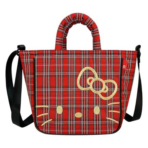 【200円クーポン】 ROOTOTE ルートート サンリオ ハローキティ 2WAYショルダートートバッグ グリーンチェック Sanrio ＜ルートート 母の日 プレゼント 子供 女の子 かわいい おしゃれ お返し＞