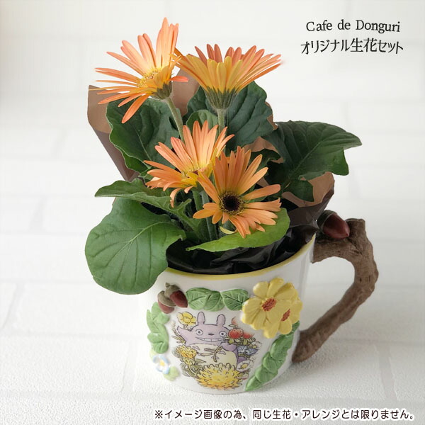 楽天市場】ジブリプランター「魔女の宅急便 ジジとリリーのフラワー