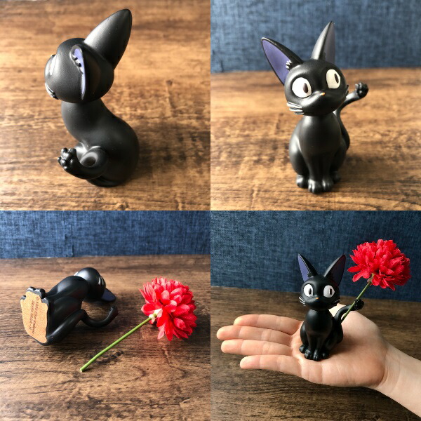 ジブリ グッズ 魔女の宅急便 造花専用 みに輪挿し ジジのしっぽ遊び