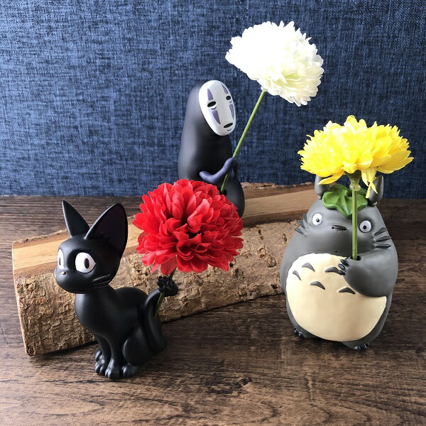 ジブリ グッズ 魔女の宅急便 造花専用 みに輪挿し ジジのしっぽ遊び