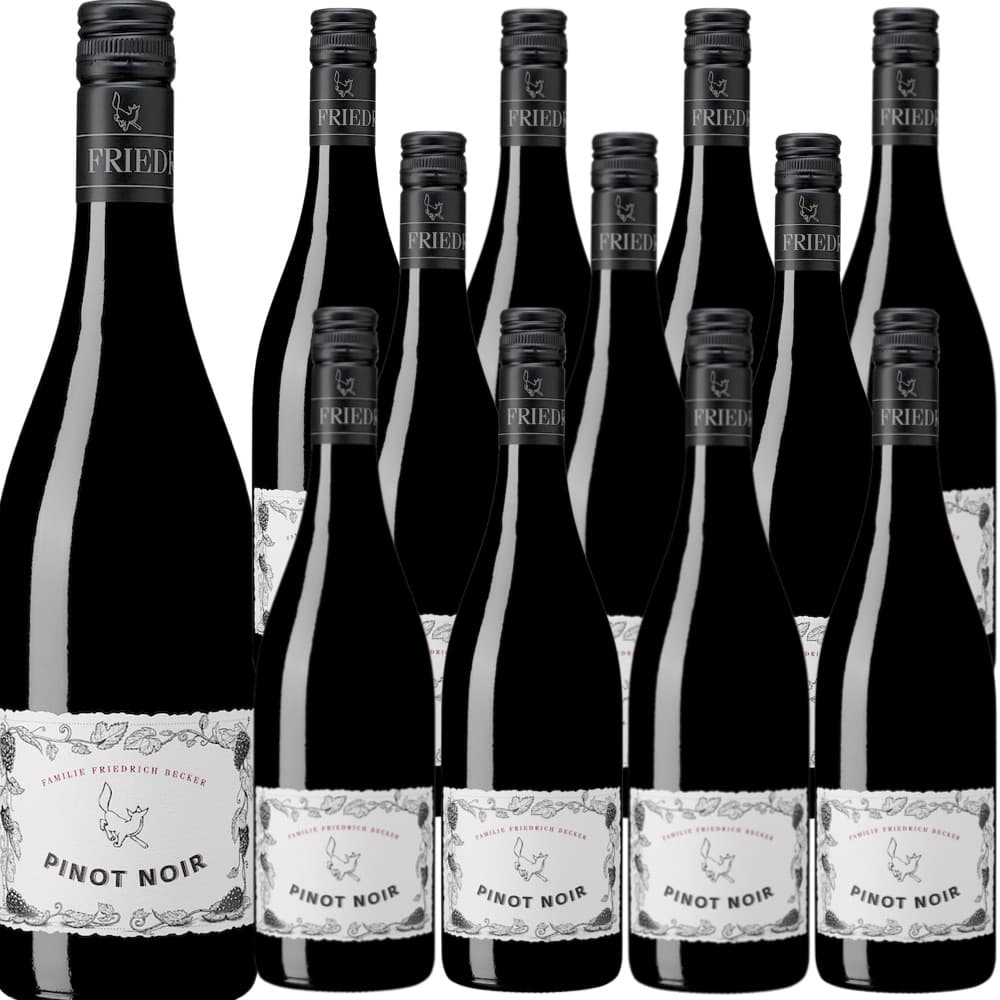 [12本セット] ベッカー・ピノ・ノワール (フリードリッヒ・ベッカー)　Becker Pinot Noir (Friedrich Becker)　ドイツ ファルツ 辛口 赤 750ml｜Donguriano　Wine