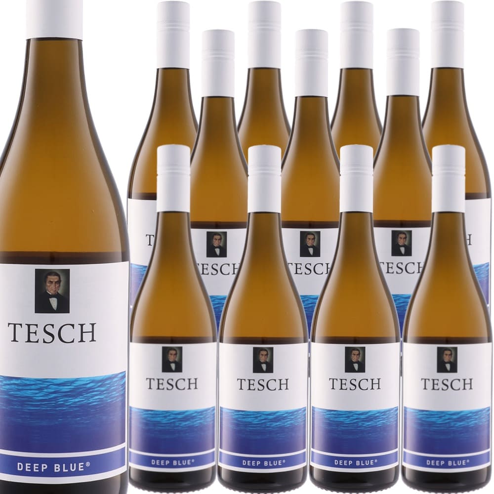 [12本セット] ディープ・ブルー トロッケン (ヴァイングート・テッシュ)　 Deep Blue Trocken (Tesch)　ドイツ ナーエ クヴァリテーツヴァイン 白 辛口 750ml｜Donguriano　Wine