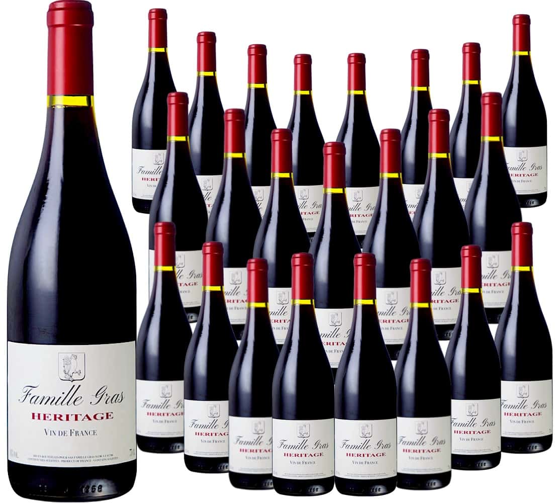 [24本セット] エリタージュ (ドメーヌ・サンタ・デュック)　Heritage (Domaine Santa Duc)　フランス　コート・デュ・ローヌ 赤 ミディアムボディ ジゴンダス5ツ星生産者 『神の雫』掲載 750ml
