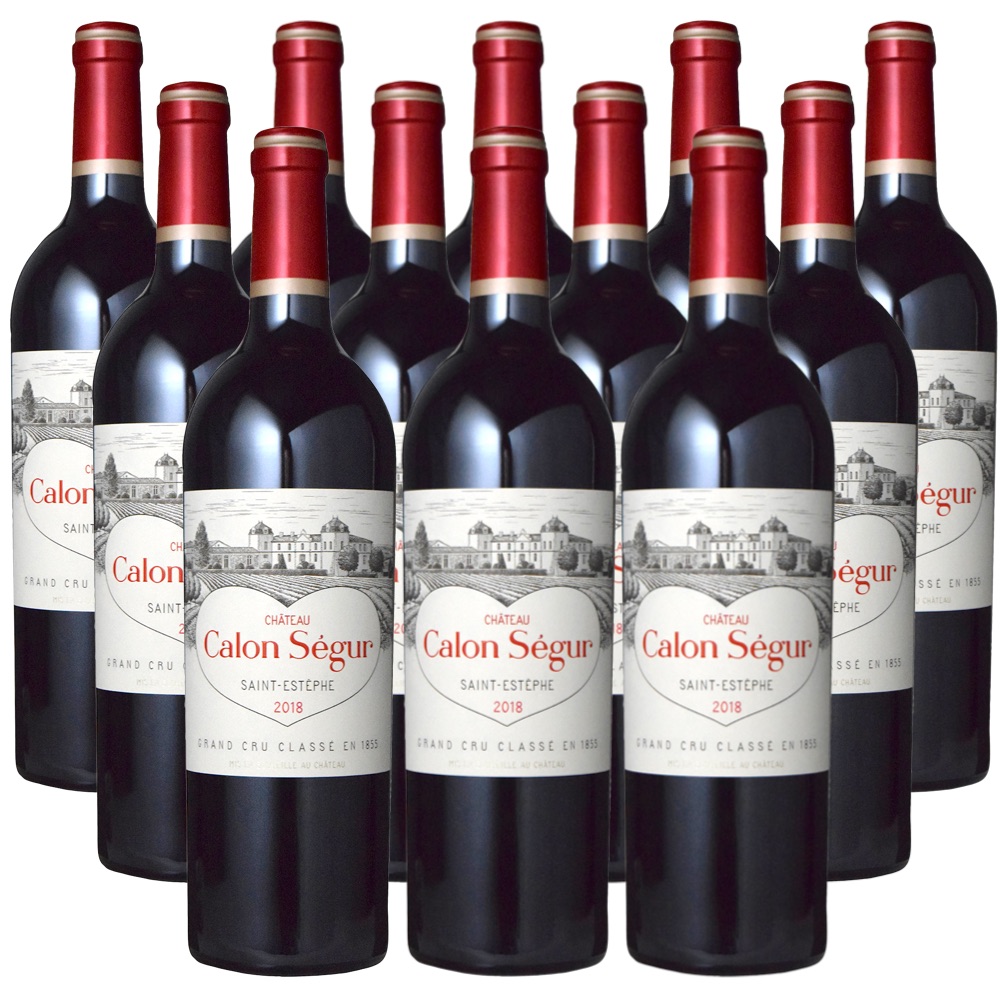 [12本セット] シャトー・カロン・セギュール [2018]　Chateau Calon Segur　AOC Saint-Estephe　フランス ボルドー メドック・第3級格付 AOCサン・テステフ 赤 フルボディ 750ml