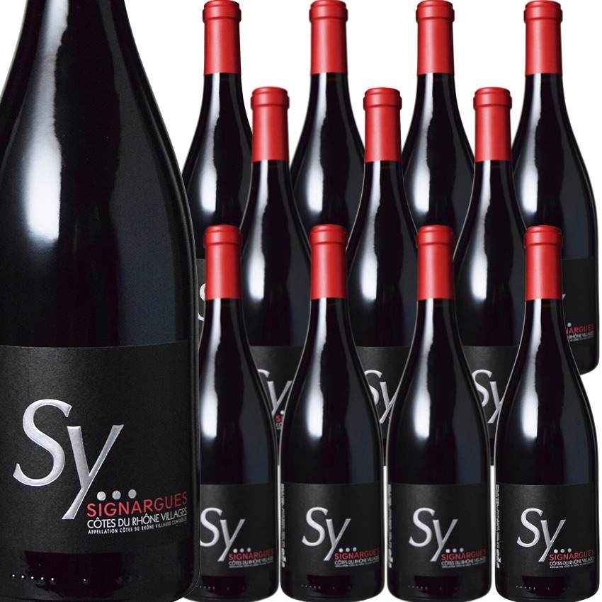 [12本セット] Sy(シー)・コート・デュ・ローヌ・ヴィラージュ・シニャルグ (レ・ヴィニュロン・デステザルグ)　Sy Cotes du Rhone Village Signargue (SCA Les Vignerons d'Estezargues)　フランス コート・デュ・ローヌ 赤 フルボディ 750ml