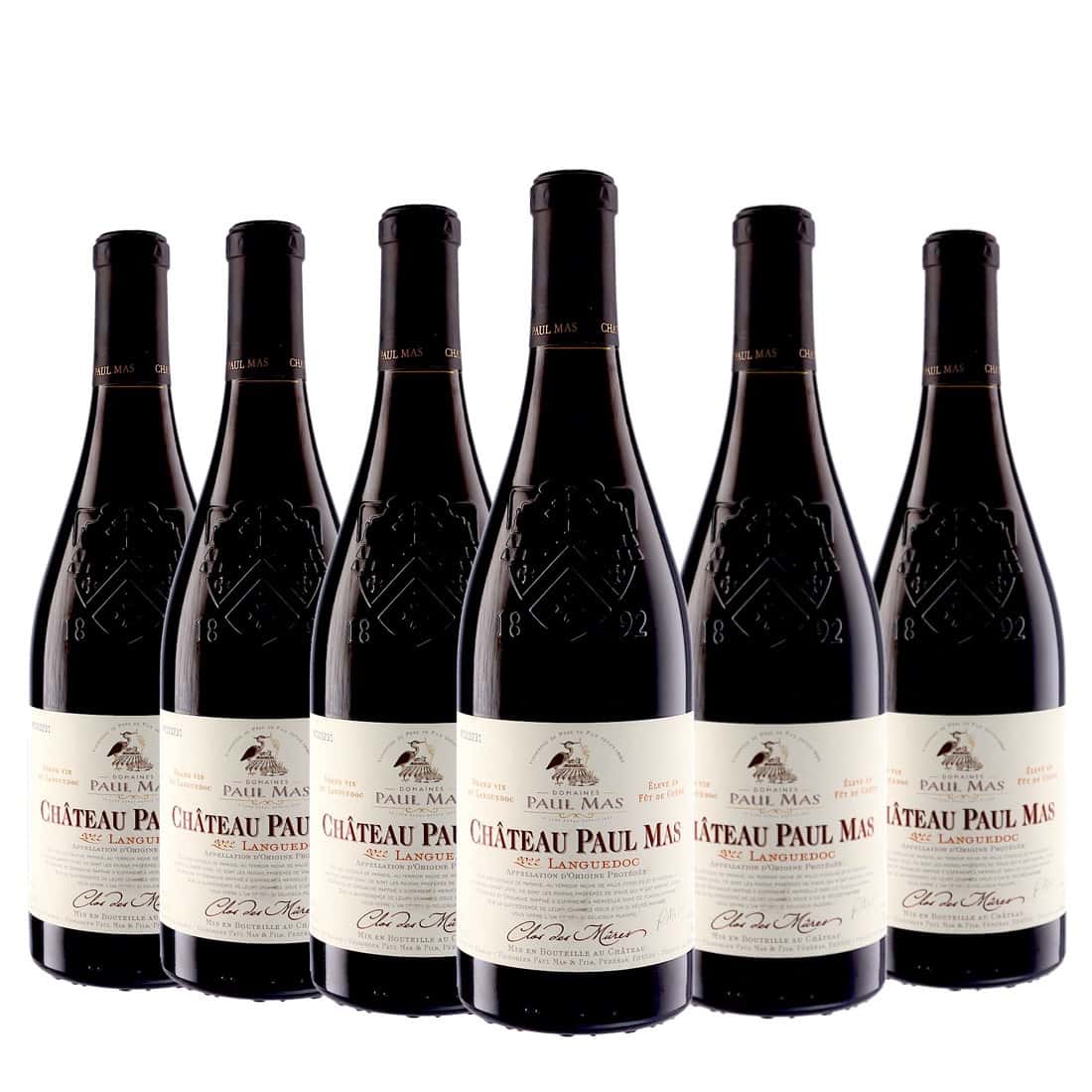 [6本セット] シャトー・ポール・マス・クロ・デ・ミュール [2022] (ドメーヌ・ポール・マス) Chateau Paul Mas Clos des Mures (Domaines Paul Mas) フランス / ラングドック＆ルーシヨン / コトー・デュ・ラングドック / AOPラングドック / 赤ワイン / フルボディ / 750ml｜Donguriano　Wine