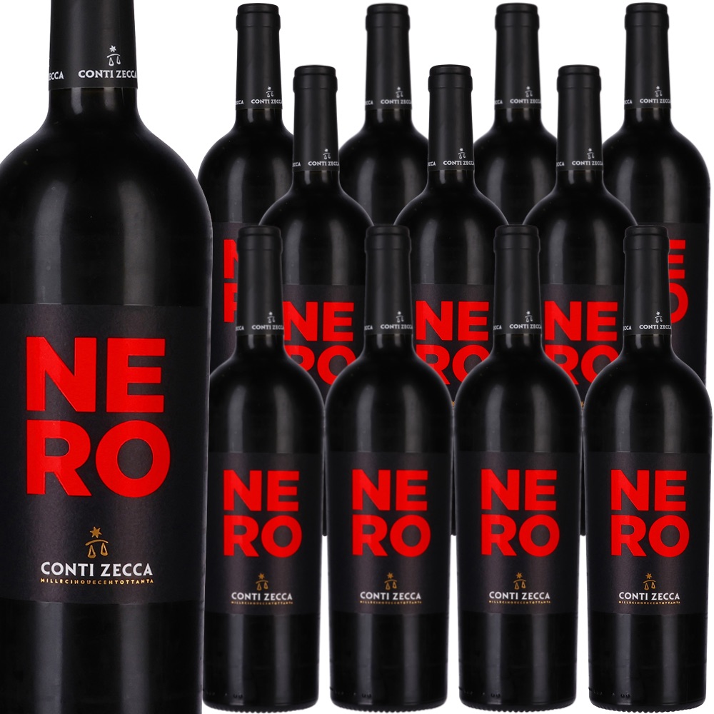 [12本セット] ネロ・コンティ・ゼッカ (コンティ・ゼッカ) / Nero Conti Zecca (Azienda Agricola Conti Zecca) / イタリア / プーリア / サレント / サレントIGP / 赤ワイン / フルボディ / 750ml