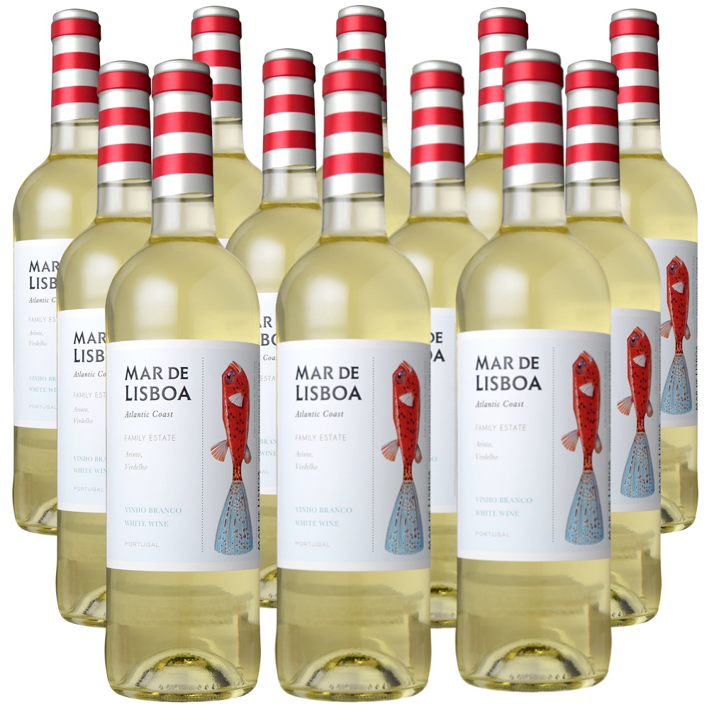 [12本セット] マール・デ・リスボア・ブランコ (チョカパーリャ)　Mar de Lisboa Branco (Quinta de Chocapalha)　ポルトガル/リスボン/ヴィーニョ・レジオナウ・リスボア/白/辛口/750ml｜Donguriano　Wine